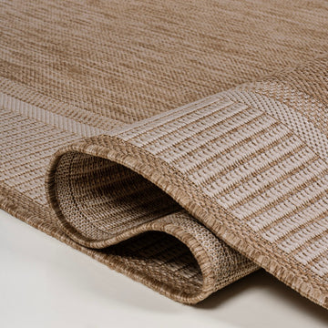 Hali Coastal Casual Wide Stripe Border Area Rug